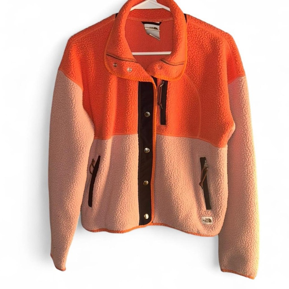 The North Face Vibrant Orange Teddy Jacket